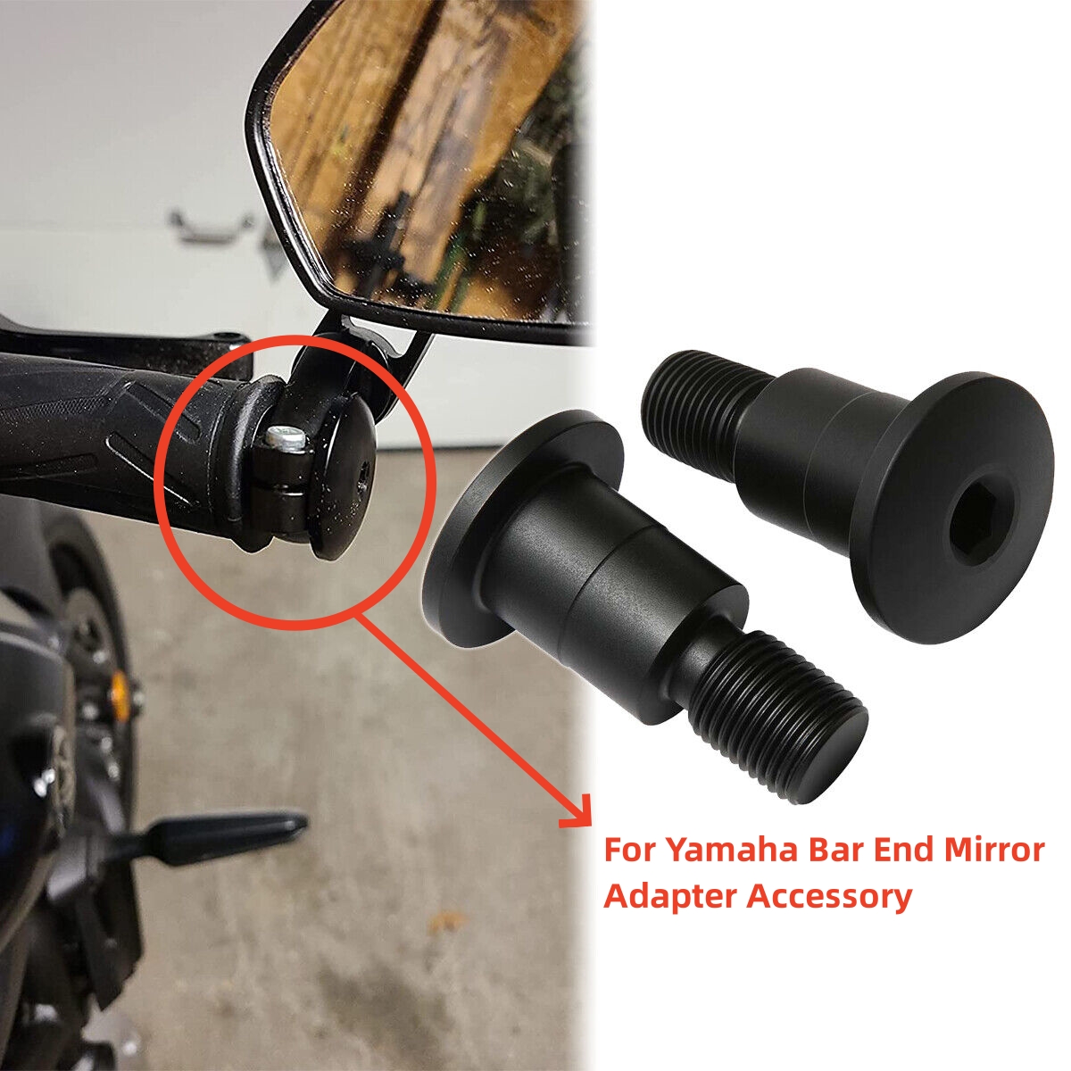 Mirror Extender Bar - Motorrad Bar End Spiegel Adapter Zubehör