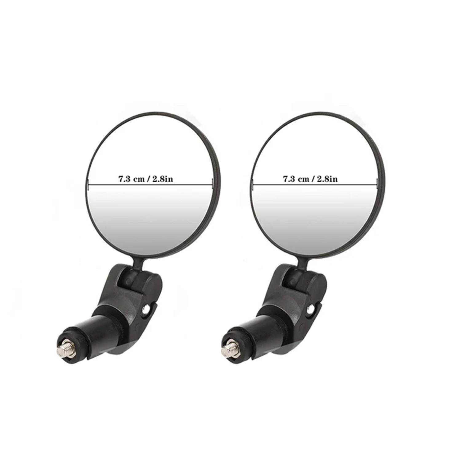 Mirror Extender Bar - 2 Stück Fahrrad-Rückspiegel Fahrrad-Lenkerendenspiegel HD Fahrrad-Rückspiegel