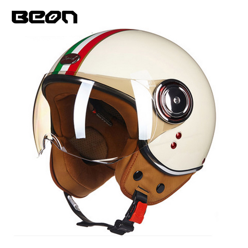 Motorcycle Gear Vintage - Capacete BEON 110B Offener Motorradhelm Beon