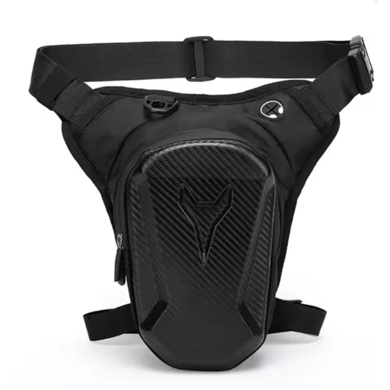 Motorcycle Gear Companies - Motorrad-Beintasche, wasserdichte Hüfttasche, Crossbody-Tasche für Motorradfahrer,