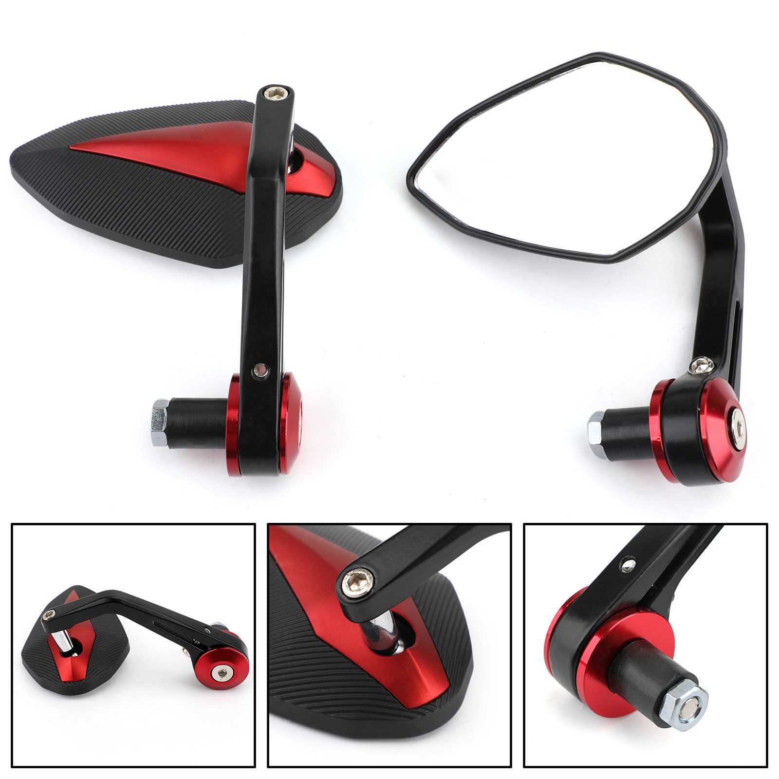 Areyourshop Schwarz-Rote Motor – Mirror Extender Bar Bewertung und Preis