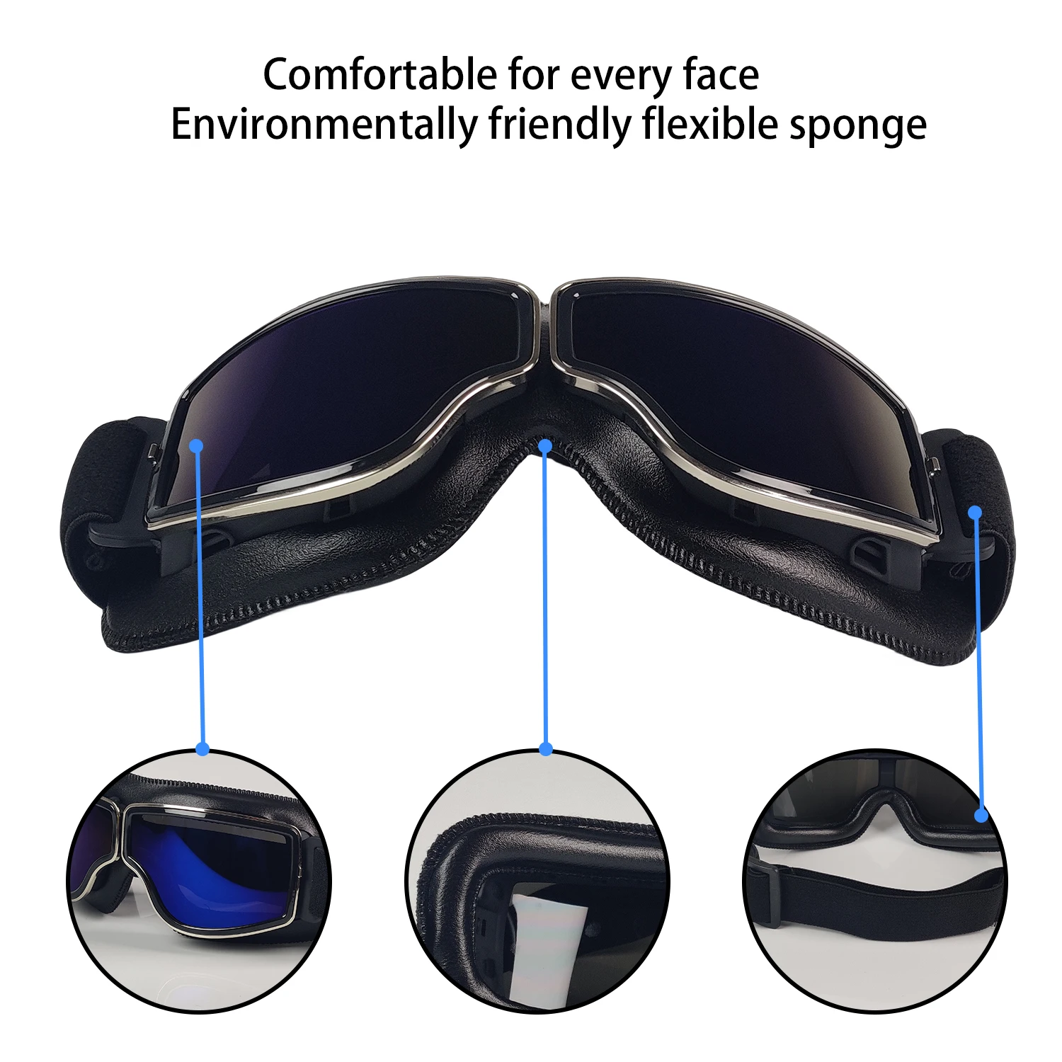 Motorradbrille – winddichte Vi – Motorcycle Gear Vintage Bewertung und Preis