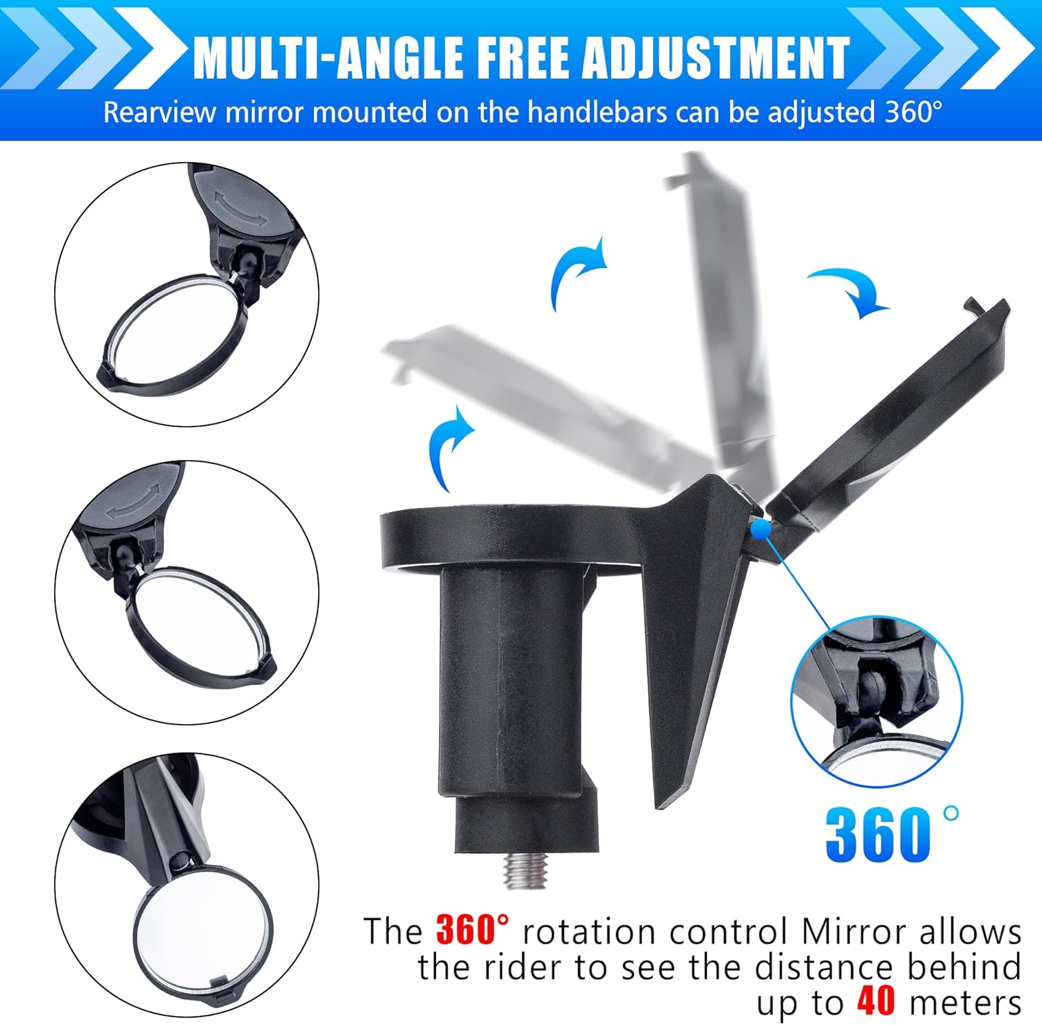 1/2 Stück Fahrrad-Rückspiegel  – Mirror Extender Bar Bewertung und Preis