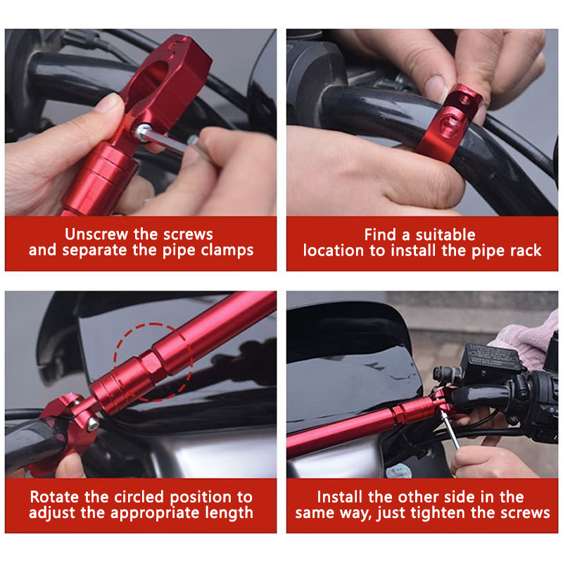 SEAMETAL Motorrad verstellbare – Mirror Extender Bar Bewertung und Preis