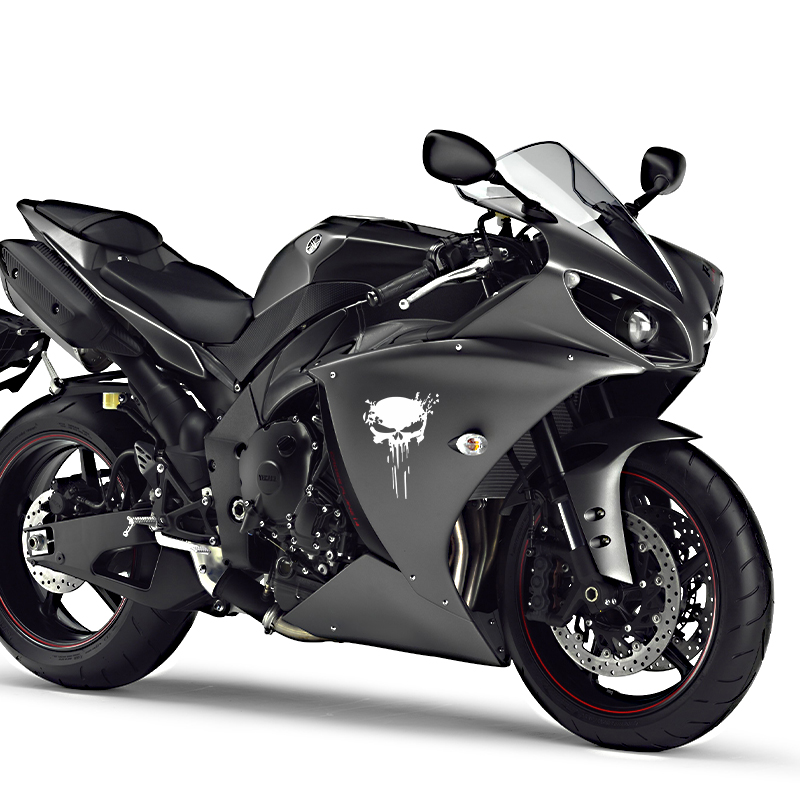Motorrad Aufkleber Schädel Auf – Motorcycle Gear Equipment Bewertung und Preis