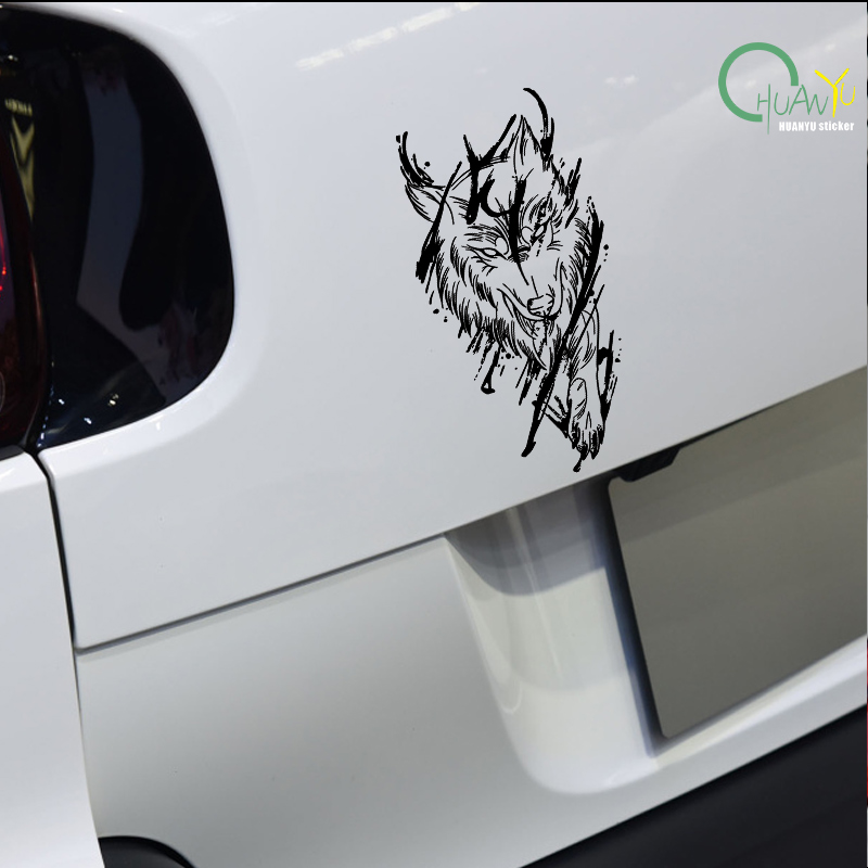Dark Magic Wolf Autoaufkleber  – Motorcycle Gear Equipment Bewertung und Preis