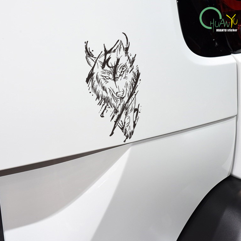 Dark Magic Wolf Autoaufkleber  – Motorcycle Gear Equipment Bewertung und Preis